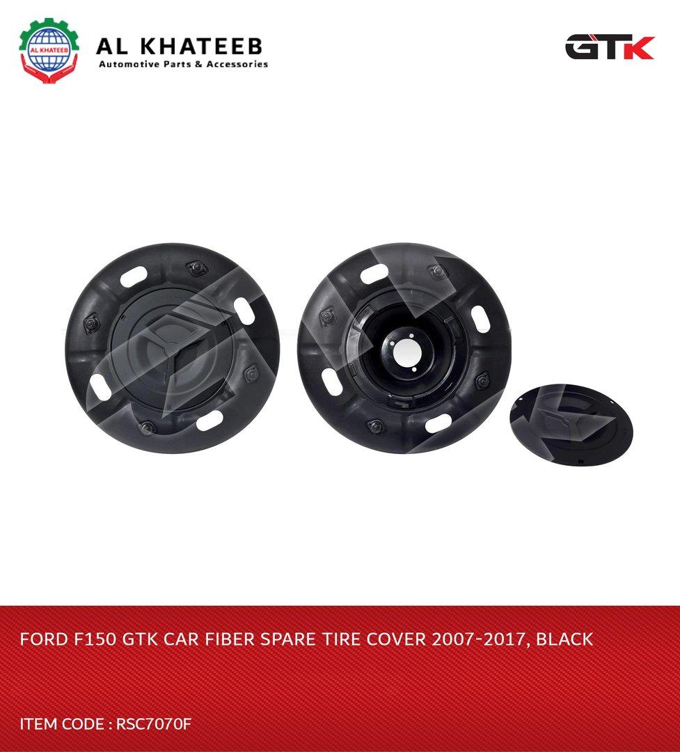 F150 Car Fiber Spare Tire Cover 2007-2017, Black