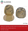 Auto Universal Car Seat Cover PVC Leather Prince Queen Jacquard, 11Pcs, 5 Seater, Beige 3111