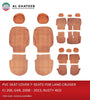Car Seat Covers For Land Cruiser FJ200 2008-2015 Gxr, 7 Seats, Rusty Red
