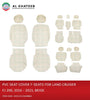 Car Seat Covers For Land Cruiser FJ200 2016-2020 Gxr, 7 Seats, Dark Beige