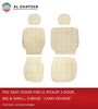 Al Khateeb Car Seat Covers For Land Cruiser Pickup 2 Door, Driver & Passenger, D. Beige