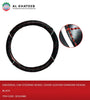 Auto Universal Car Steering Wheel Cover Leather Diamond Design, Black