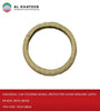 Auto Universal Car Steering Wheel Protector Cover Genuine Leather Box 38Cm, Beige