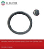 Universal Car Steering Wheel Cover Tiny Leather, Black