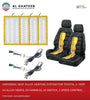 AutoTech Toyota Universal Car Front Seat Fan Ventilation And Heating Alloy System With 4 Heat Pads