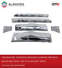 Car Side Skirt Door Body Moulding Cladding Trim Decoration Rav4 2019+, Trd Style 6Pcs/Set White