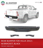 Al Khateeb Rear Bumper For Hilux Vigo 2005-2015 Black With 2 Lights