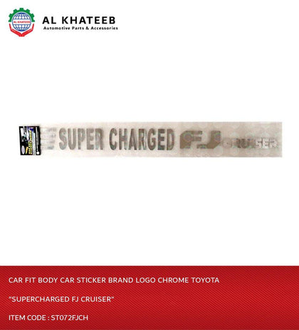 Univesal Car Fit Body Car Sticker Brand Logo Chrome