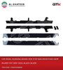Car Pedal Running Board Side Step Bar Door Fixed Nerf Pajero V97 2007-2010, Black-Silver