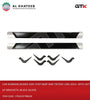 Car Running Board Side Step Nerf Bar Triton L200 2019+ With Set Of Brackets, Black Silver