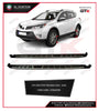 GTK Car Running Boards Side Step Bar Pedals Rav4 2016-2018, Web Style
