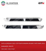 Car Aluminum Side Step Bar Running Board Fortuner 2016 Onwards, White