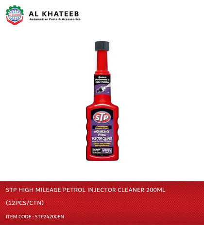 STP High Mileage Petrol Injector Cleaner 200Ml (12Pcs/Ctn)