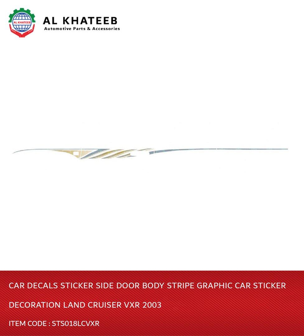 Car Decals Sticker Side Door Body Stripe Graphic Car Sticker Decoration Land Cruiser Vxr 2003