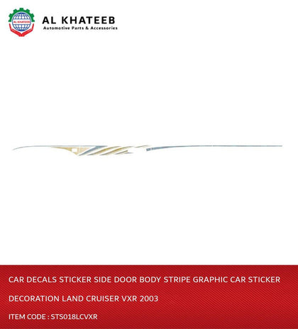 Car Decals Sticker Side Door Body Stripe Graphic Car Sticker Decoration Land Cruiser Vxr 2003