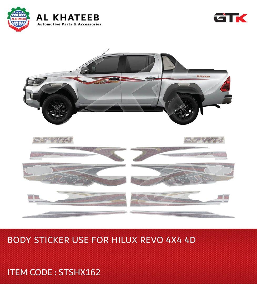 BODY STICKER USE FOR HILUX REVO 2016-2025 (2017)4X4 4D