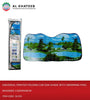 Universal Printed Folding Car Sun Shade With Swimming Pool Designed 130Cmx60Cm