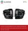 Car Rear Bumper Tail Light LED Reflector Rear Fog Lamp Fog Light Brake Land Cruiser FJ200 2016-2021, Black 2Pcs