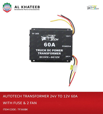 AutoTech 200W Power Inverter Dc 12V/24V To Ac 220V Car Voltage Converter Transformer With 3-Pin Sockets & 2-Usb Ports