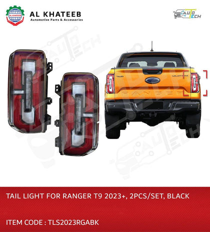 Tail Light for Ranger T9 2023+ 2PCS/SET Black
