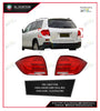 AutoTech Car Performance Smoked Left & Right Tail light LED Rear Lamp Highlander 2009-2014, 2PCS Red