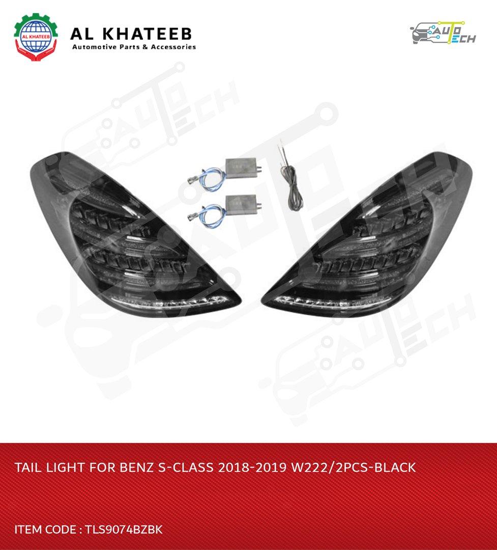 TAIL LIGHT FOR S-CLASS 2018-2019 W222/2PCS-BLACK