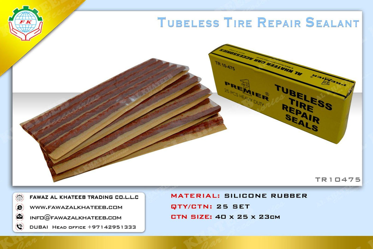 Al Khateeb Premier P1 Universal Tubeless Tire Repair Seals Heavy Duty