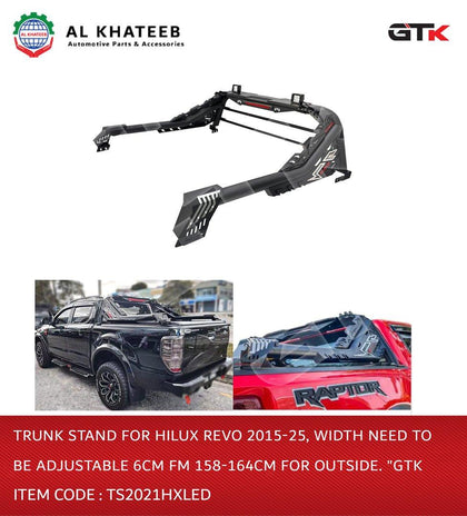 Trunk Stand for Hilux Revo 2015-2025 Width Need to be Adjustable 6CM FM 158-164 CM for Outside