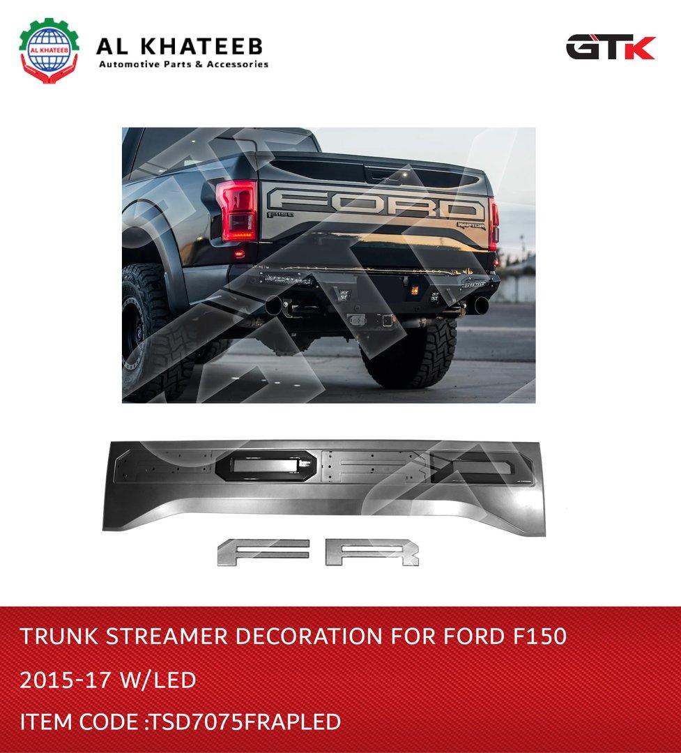TRUNK STREAMER DECORATION FOR F150 2015-17 W/LED