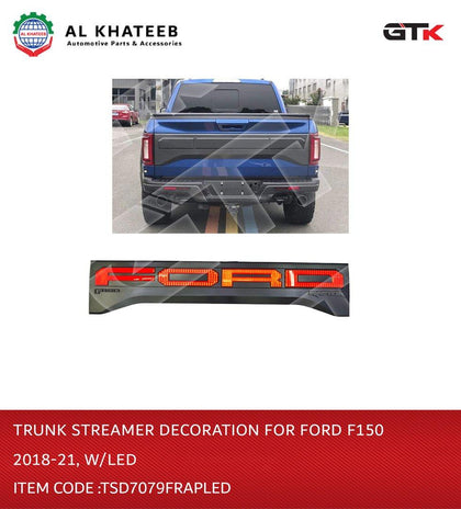 TRUNK STREAMER DECORATION FOR F150 2018-21, W/LED