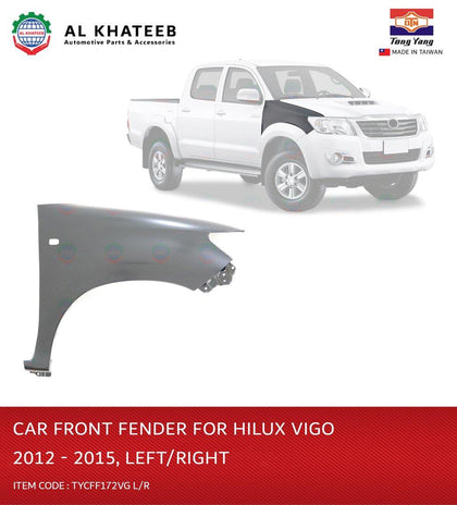 TYG Front Left Narrow Fender With Side Lamp Hole For Vigo 2012-2015