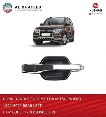 Door Handle Chrome for Pajero 1999-2024 Rear Left