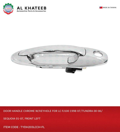 Al Khateb Hushan Car Front Exterior Door Handle Chrome With Keyhole L-H 1Pc