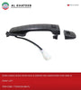 Al Khateb Hushan Car Front Exterior Door Handle Black With Keyhole & Sensor Land Cruiser Fj200 2008-2015, L-H 2Pcs