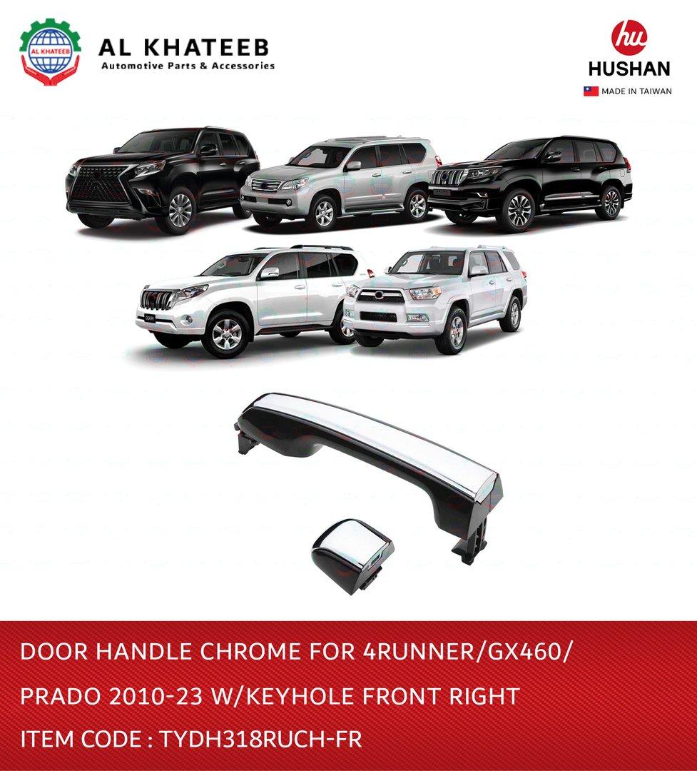 Door Handle Chrome for 4RUNNER/GX460/PRADO 2010-2023 with Keyhole Front Right