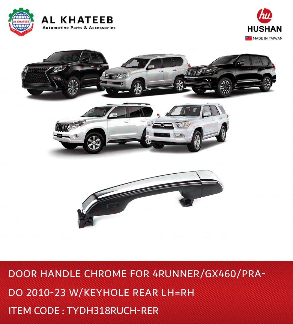 Door Handle Chrome for 4RUNNER/GX460/PRADO 2010-2023 with Keyhole Rear LH=RH