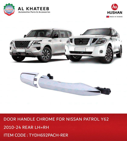 Door Handle Chrome for Patrol Y62 2010-2024 Rear LH=RH