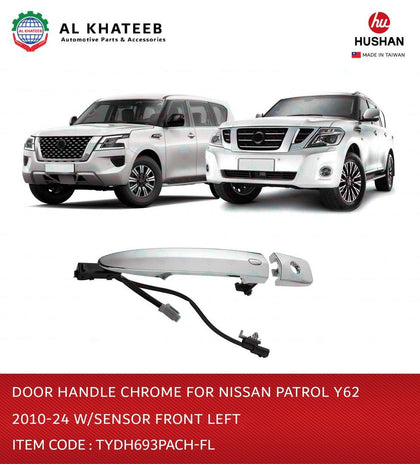 Door Handle Chrome for Patrol Y62 2010-2024 with Sensor Front Left