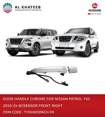 Door Handle Chrome for Patrol Y62 2010-2024 with Sensor Front Right