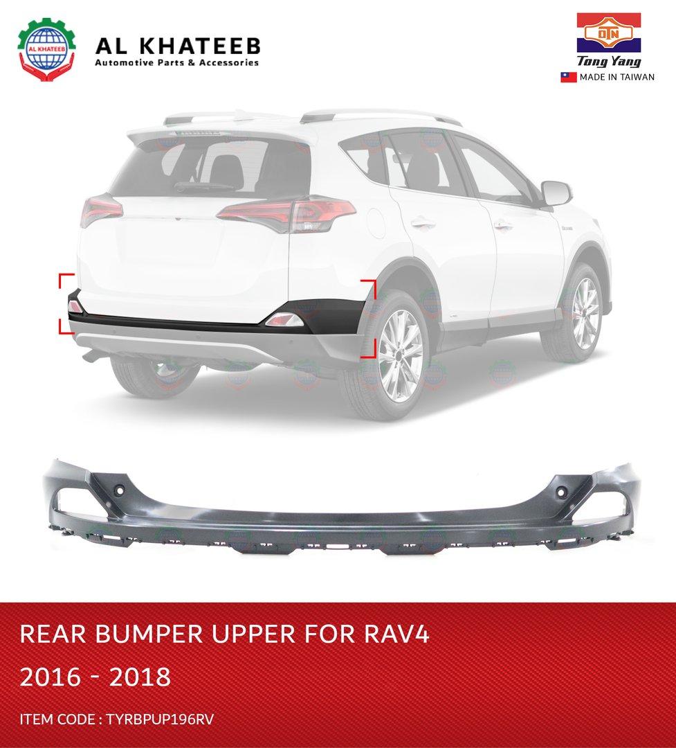 TYG Rear Bumper Upper For Rav4 2016-2018