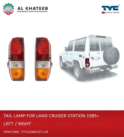 TYC Car Replacement Tail Light Lamp Bulb Land Cruiser Station 1985-2023 Right