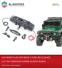 Car Winch 4X4 Off Road 13500Lbs/6124Kgs 12V/24V 600X245X370mm, Synthetic Rope