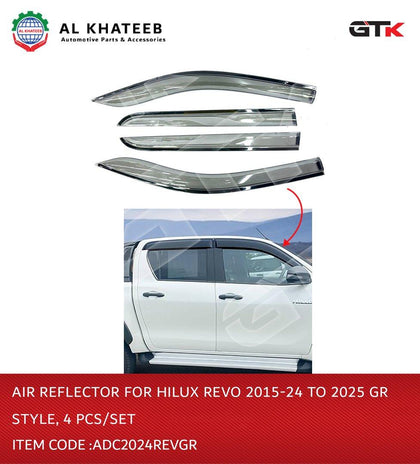Air Reflector For Hilux Revo 2015-24 To 2025 GR Style, 4 PCS/Set