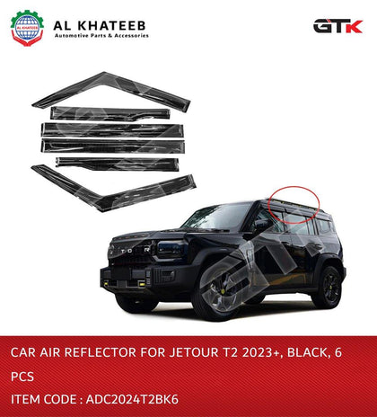 Car Air Reflector For T2 2023+, Black, 6 PCS
