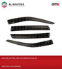 Air Deflector Window Guard Santa Fe 2006-2011, 4Pcs/Set Black