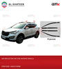 AIR DEFLECTOR USE FOR SANTAFE DM2013