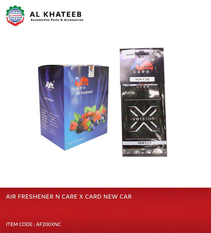 Air Freshener N Care X Card New Car