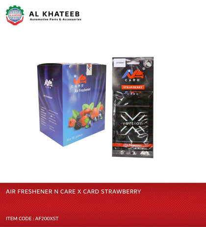 Air Freshener N Care X Card Strawberry