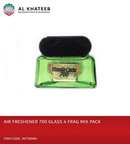 Car Air Freshener Monte Carlo 700 Cologne Perfume Glass, Mix Scent 85ML