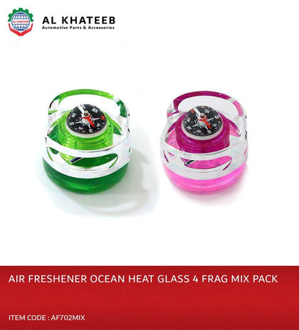 Car Air Freshener Ocean Heat Glass With Compass Fragrance Mix Scent